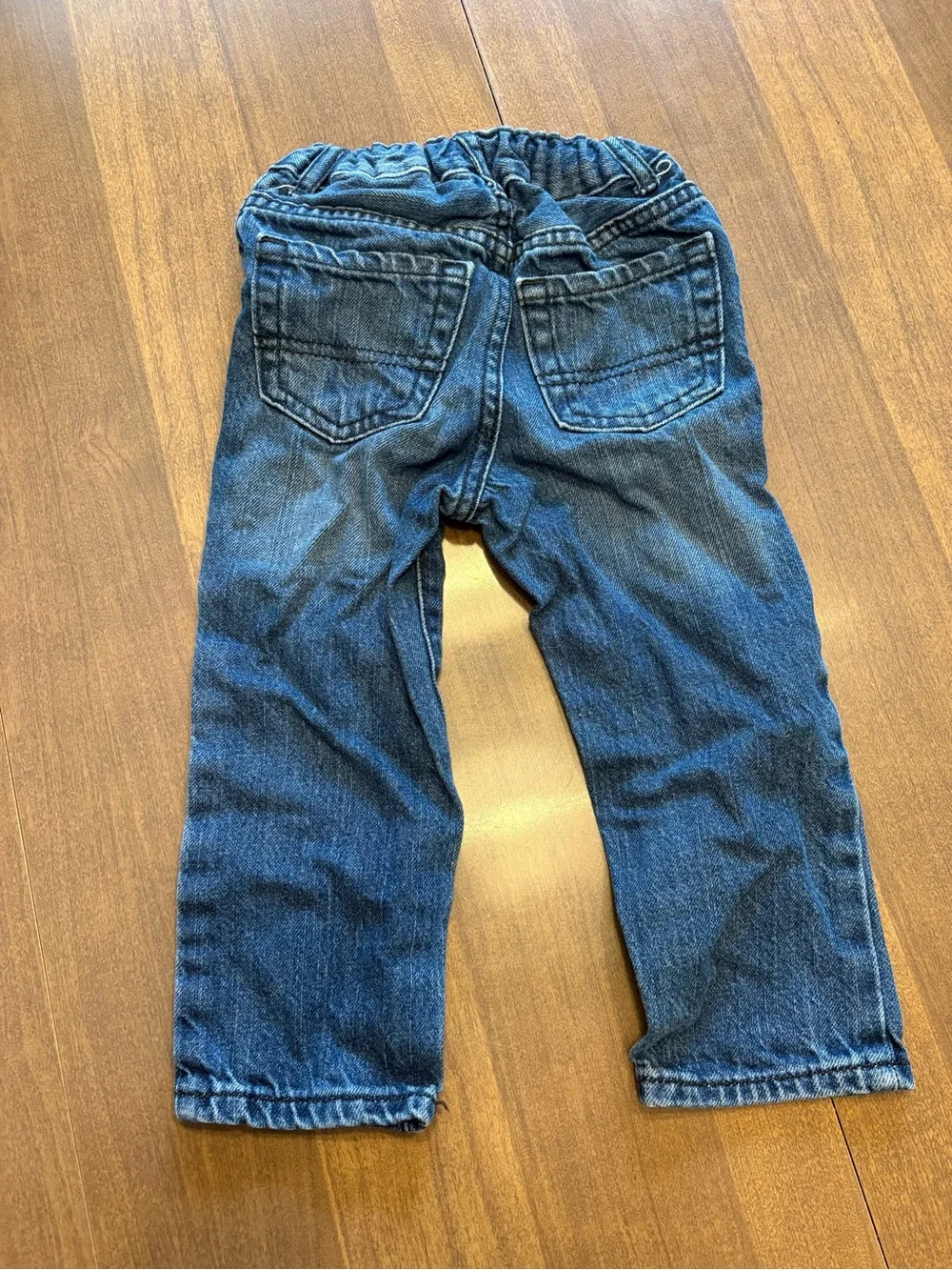 The Children's Place Dark Blue Elastic Waist Denim Pants